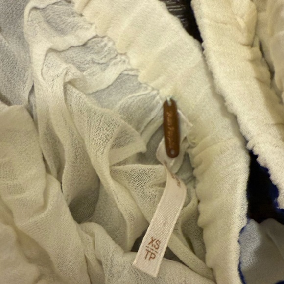 Free People Embroidered Off The Shoulder Sheer Top - Picture 3 of 4